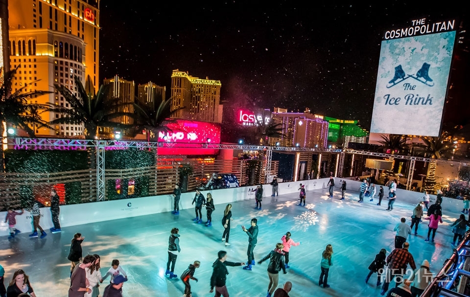 사진 : The Ice Rink at The Cosmopolitan of Las Vegas