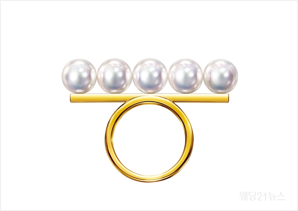 사진 : 타사키 밸런스 시그니처 컬렉션(TASAKI balance signature COLLECTION) ⓒTASAKI – balance signature Necklace & Ring. TASAKI KOREA(타사키코리아) 02-3461-5558