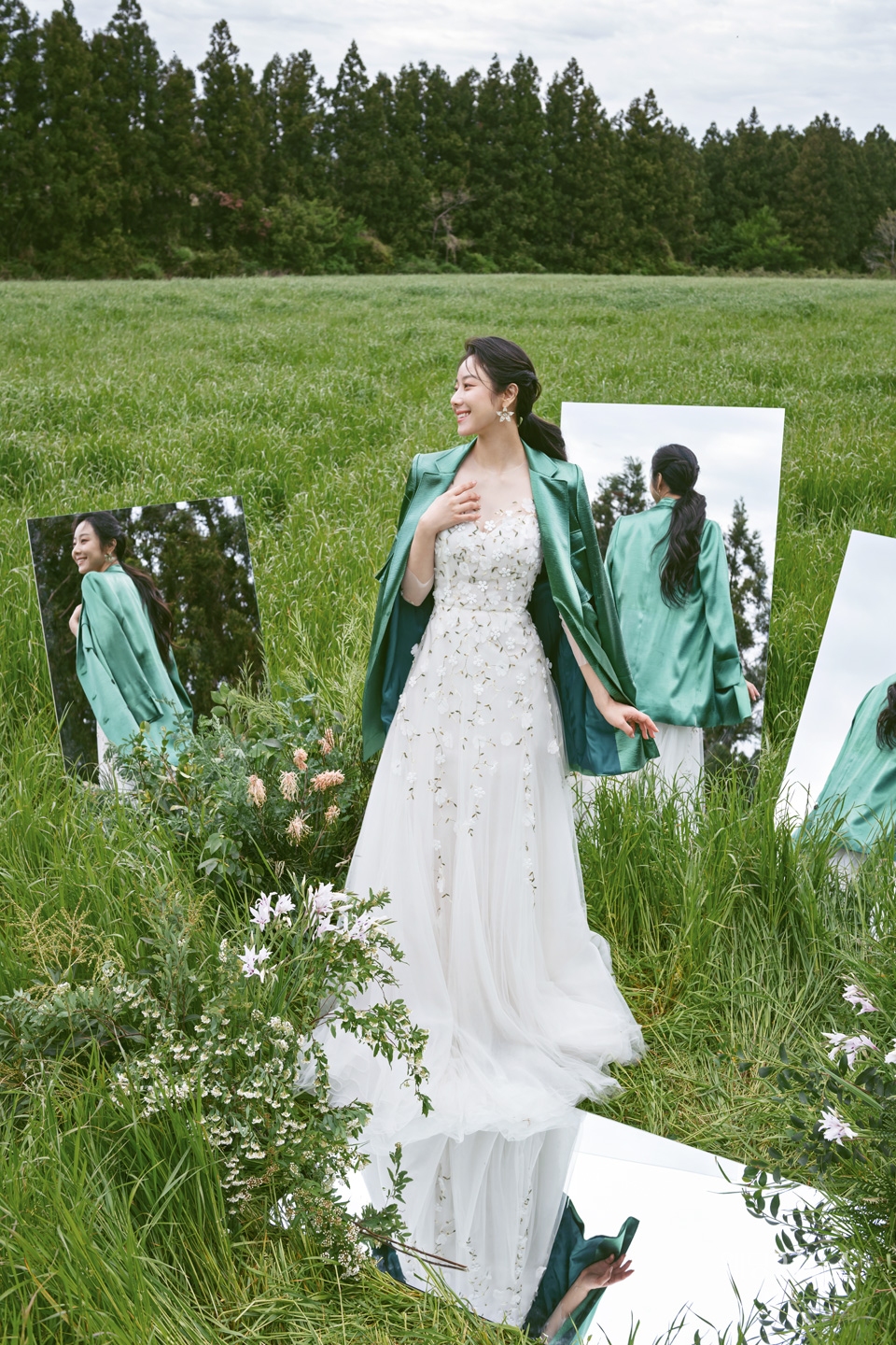 ② 배우 이시원, 제주 웨딩화보 선보이다 < 국내드레스 < 웨딩드레스 < 기사본문 - 웨딩21