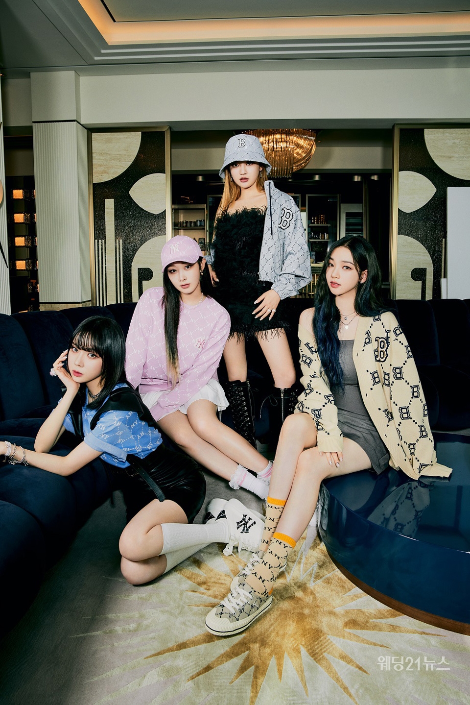 프리미엄 라이프스타일 담은 MLB 4인 4색 에스파 화보 공개